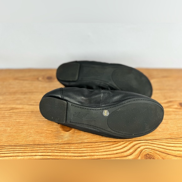 Women’s LUCKY BRAND Eleesia Black Leather Casual Slip On Flats Shoes Size 10M - Picture 10 of 10